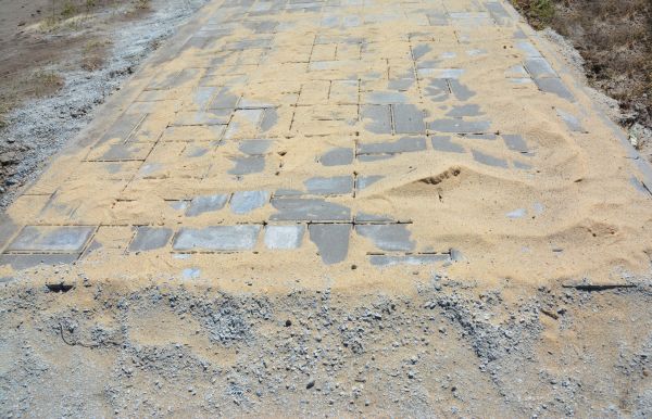 Paver Sand Installation